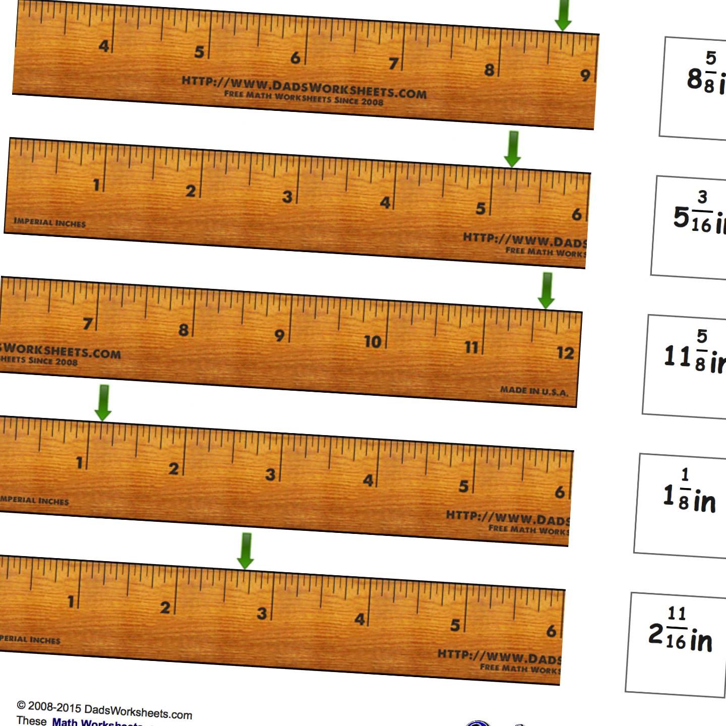 Printable Ruler With Fractions