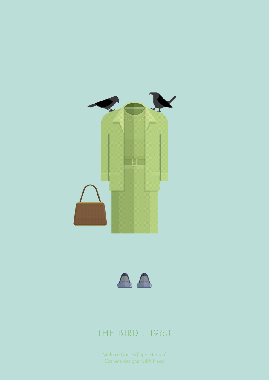 Illustrations of Famous Movie Characters Costumes – Fubiz Media Movie ...