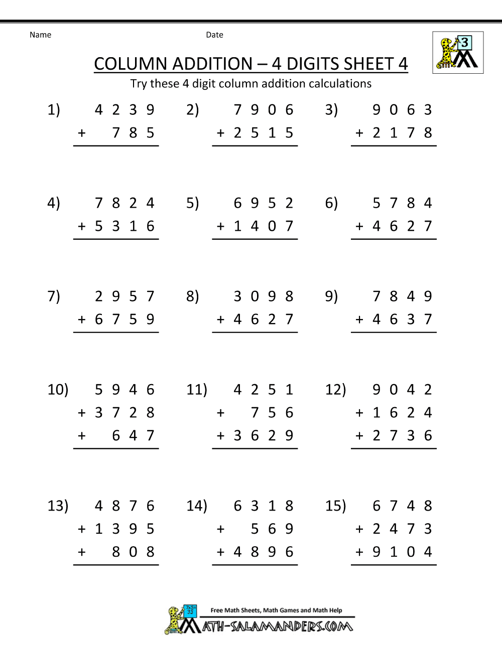 Free Printable Homeschooling Worksheets | homeschool math worksheet ...