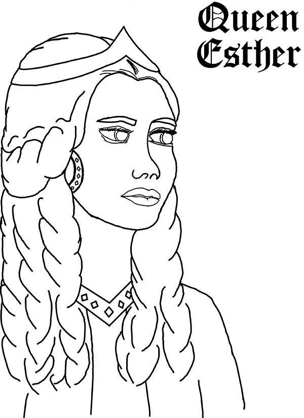 Queen Esther Picture Coloring Page | Kids Play Color | Queen esther ...