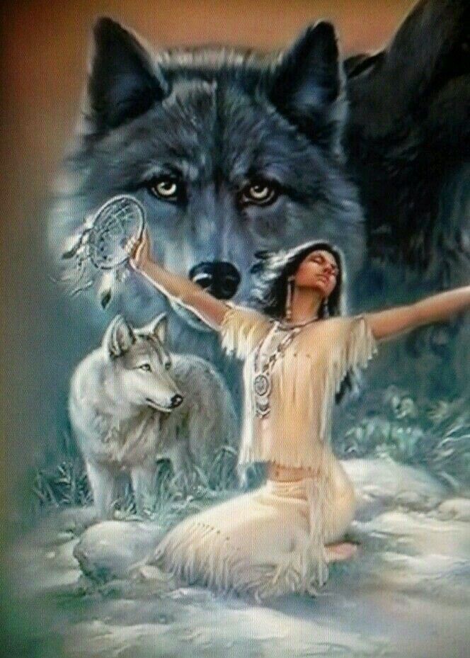 Pin by Amy Allen Hallmark on Wolves | Native american wolf, Native ...