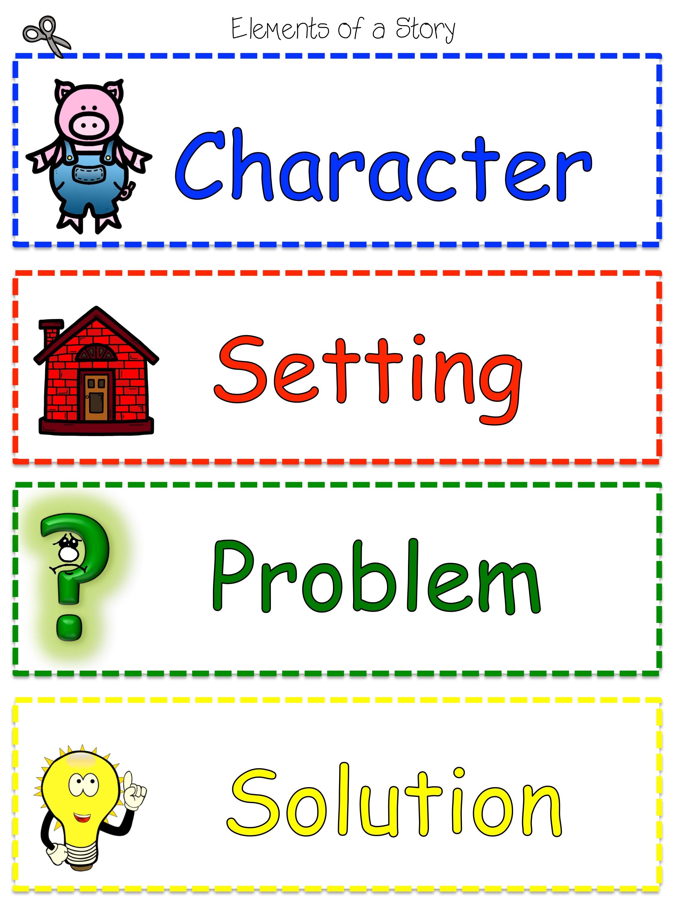 problem and solution story elements lesson plan