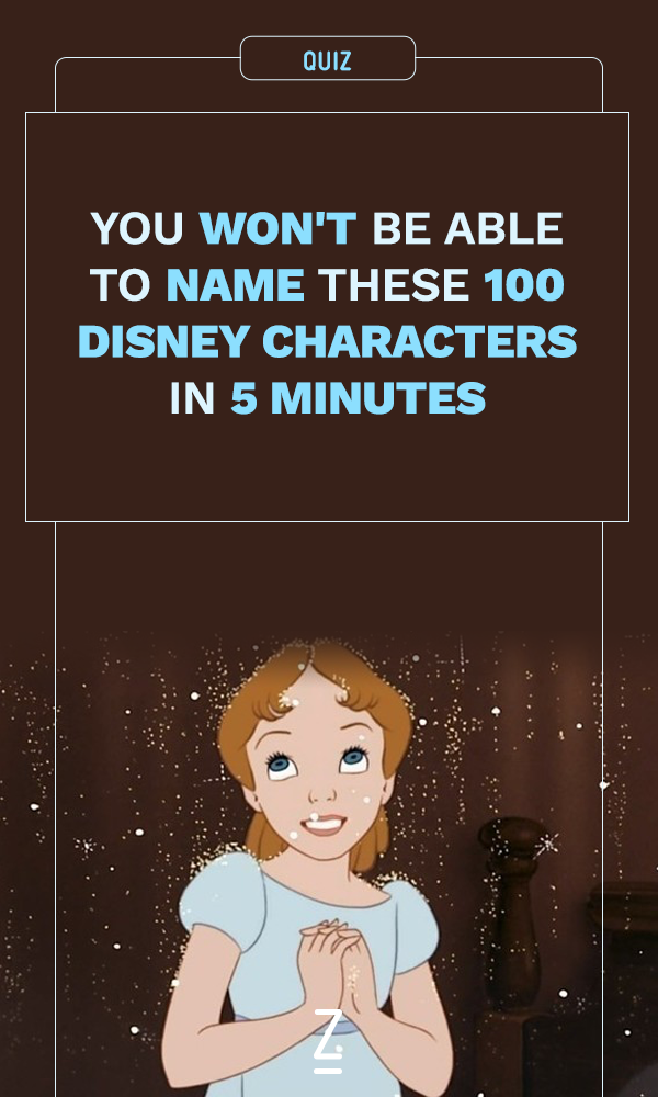 You Won't Be Able to Name These 100 Disney Characters in 5