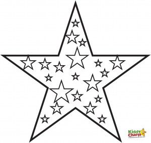 Star Coloring Pages Star Template Printable Star Coloring Pages Star Template [ 1266 x 1331 Pixel ]