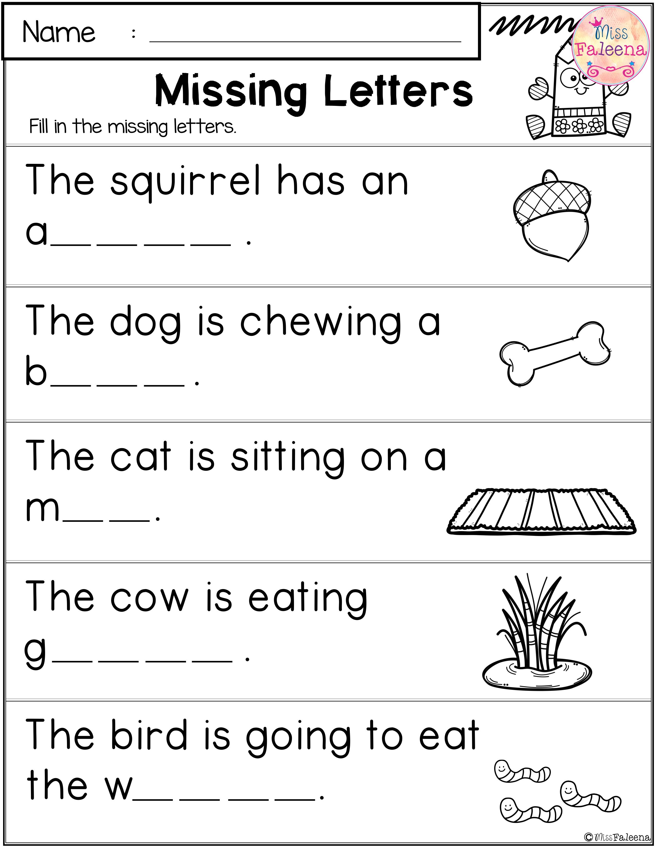 First Grade Writing Worksheets Free Printable