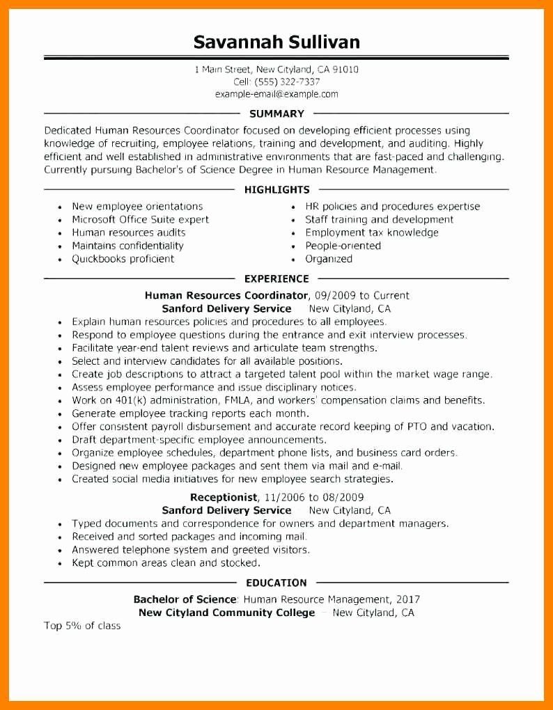 40+ Human resources generalist resume sample For Your Learning Needs