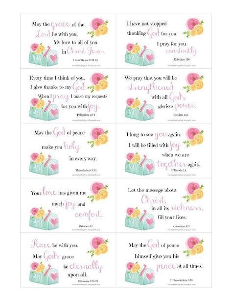 Free Printable Encouragement Cards