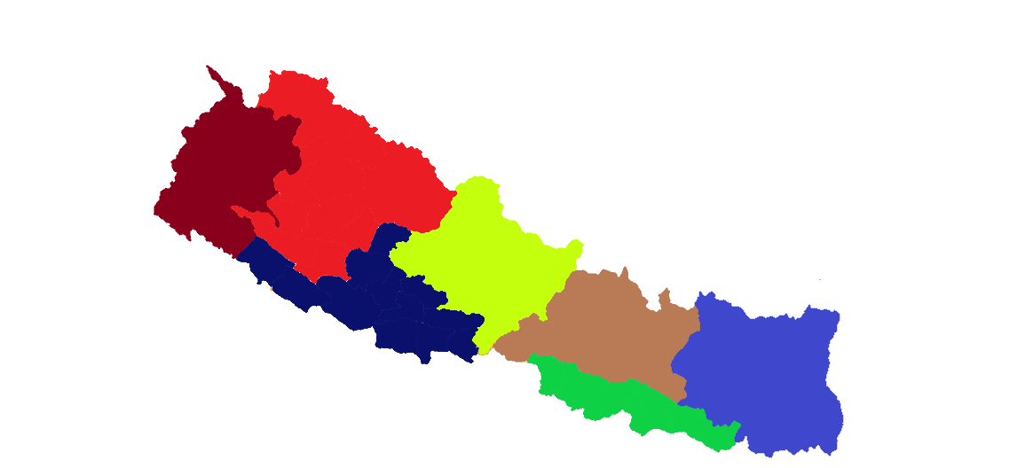 Nepal Map Vector Png - Middle East Political Map