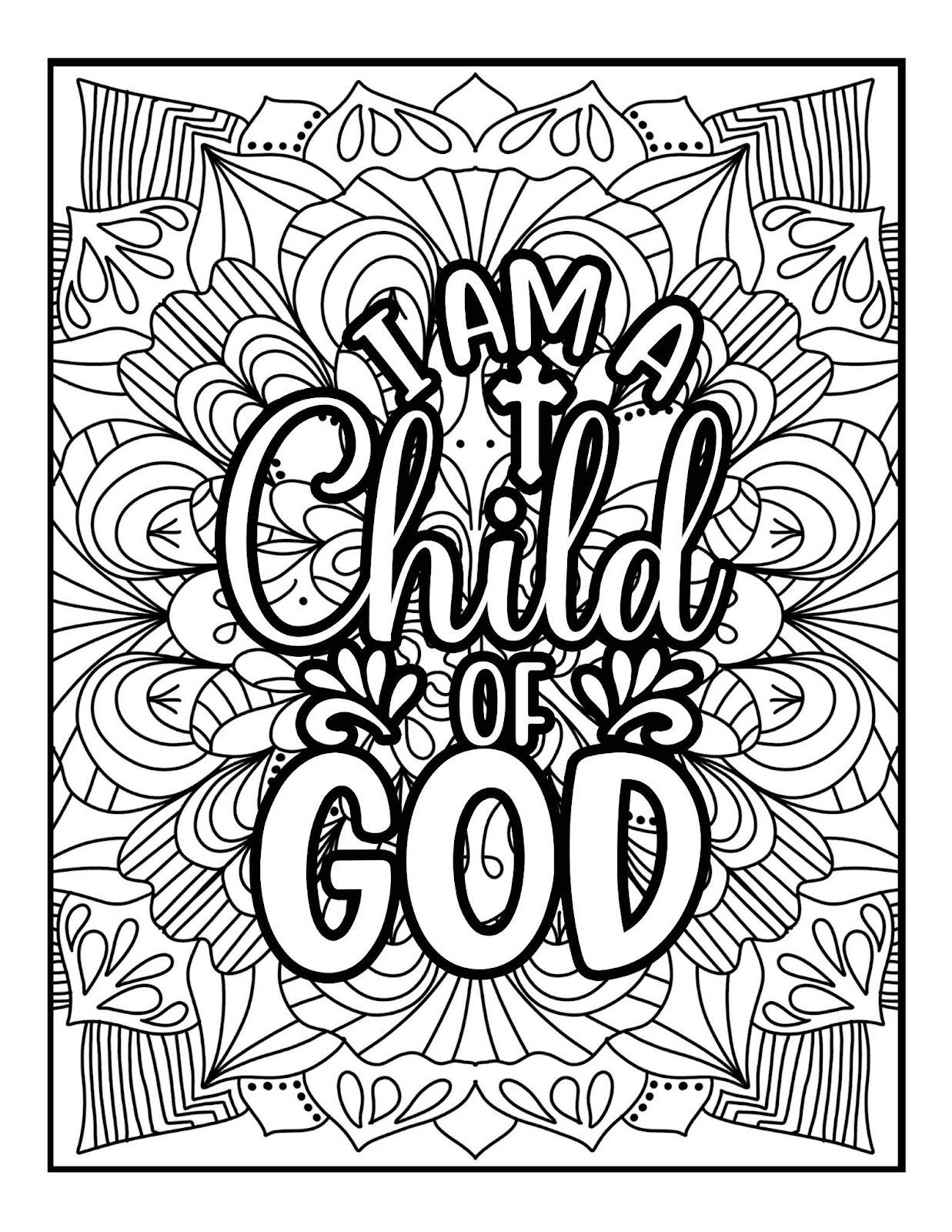 5 Free Beautiful Adult Coloring Pages Christian Women Can Use To Boost ...