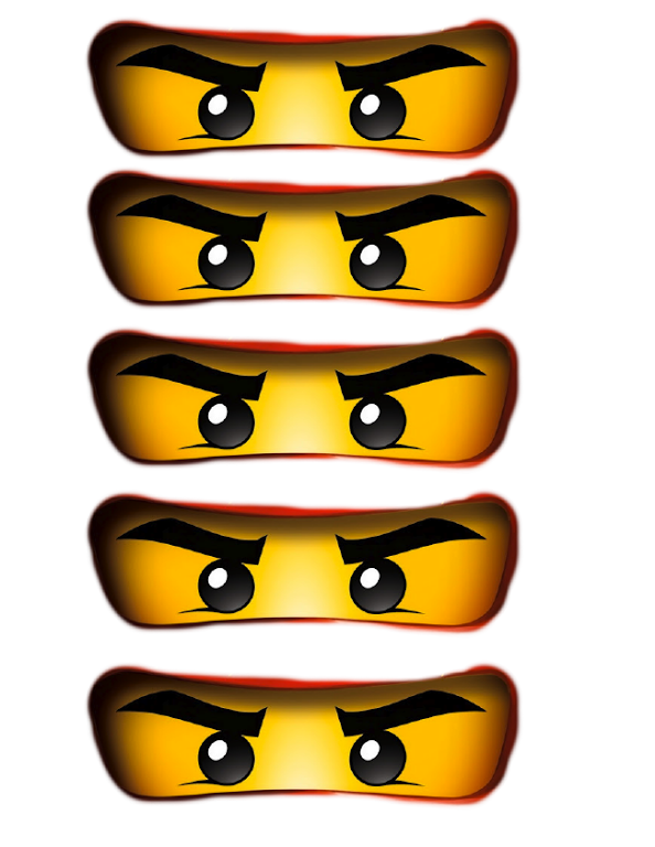 Free Printable Ninjago Eyes The First Master Of Spinjitzu Created These ...