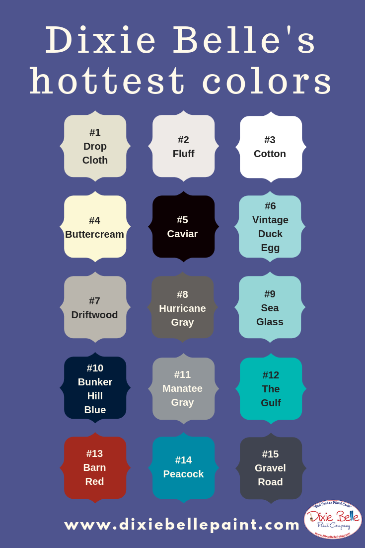 Dixie Belle Color Chart