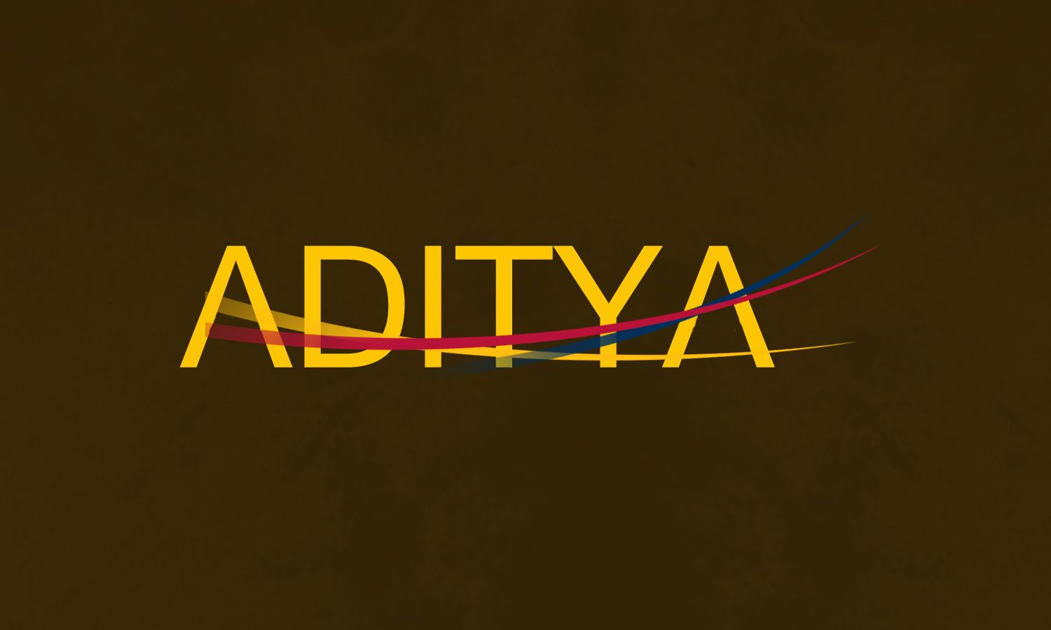 Aditya Name Logo