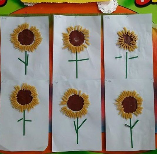 Sunflower craft preschool | funnycrafts | Sunflower crafts, Preschool ...