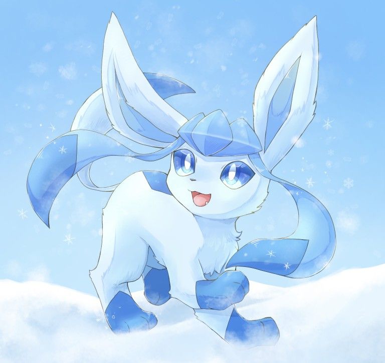 Glaseon | Pokemon eeveelutions, Pokemon eevee, Pokemon art