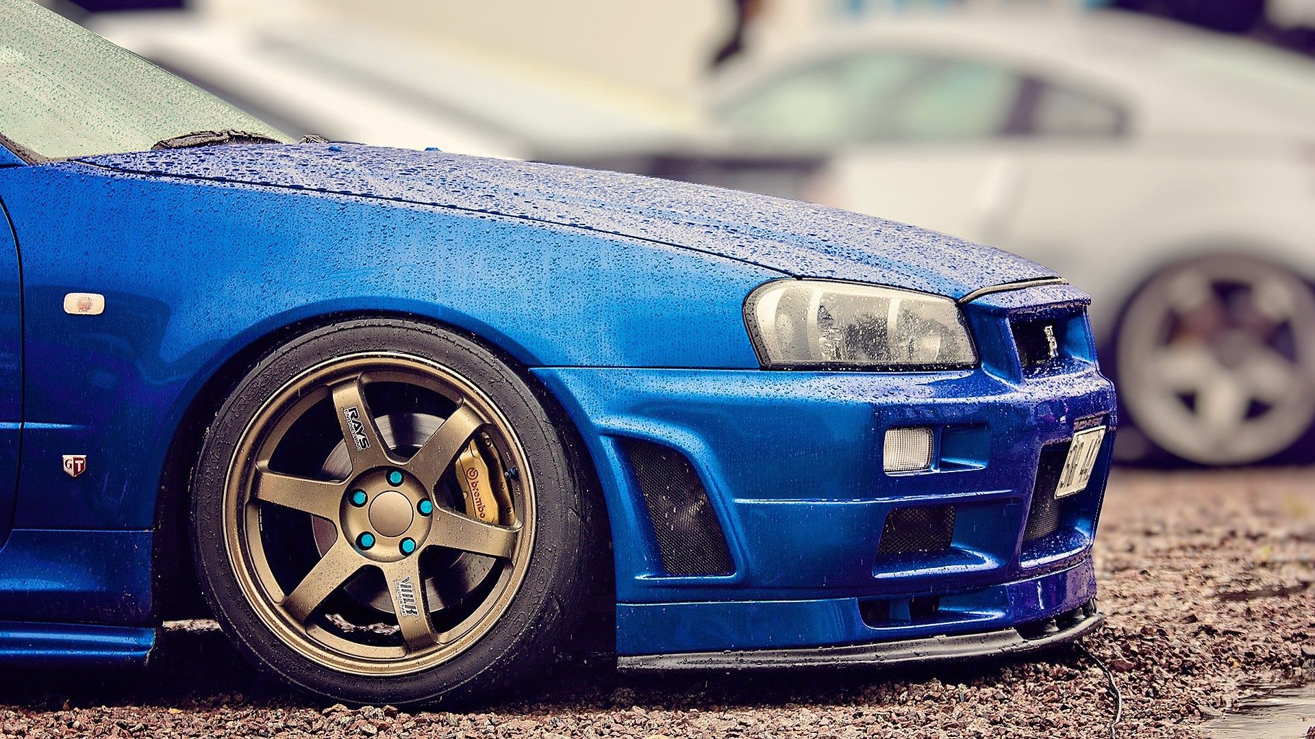 Blue Skyline GT-R R34 [1920 x 1080] Nissan Skyline Gt R, R34 Skyline ...