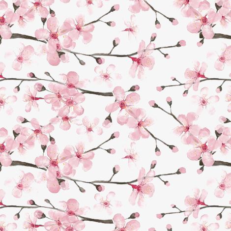 Fundo De Flores | Flor de cerejeira pintura, Blossom, Estampas japonesas