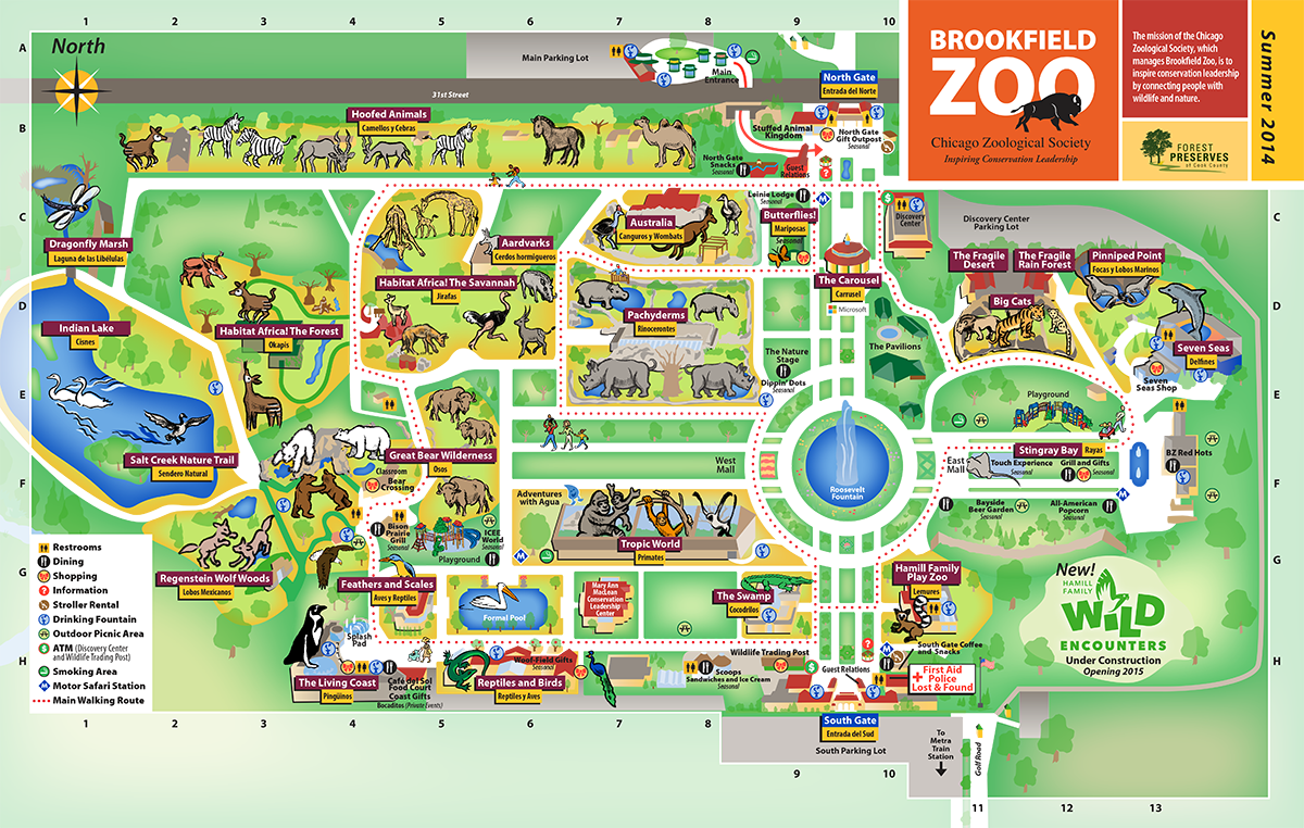 Exploring Brookfield Zoo with an Engaging Interactive Map | Paraiso Island