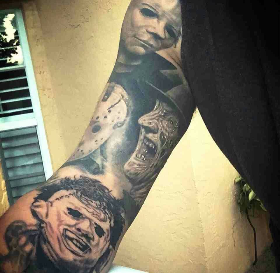 another horror sleeve/portrait sleeve for placement ideas Movie