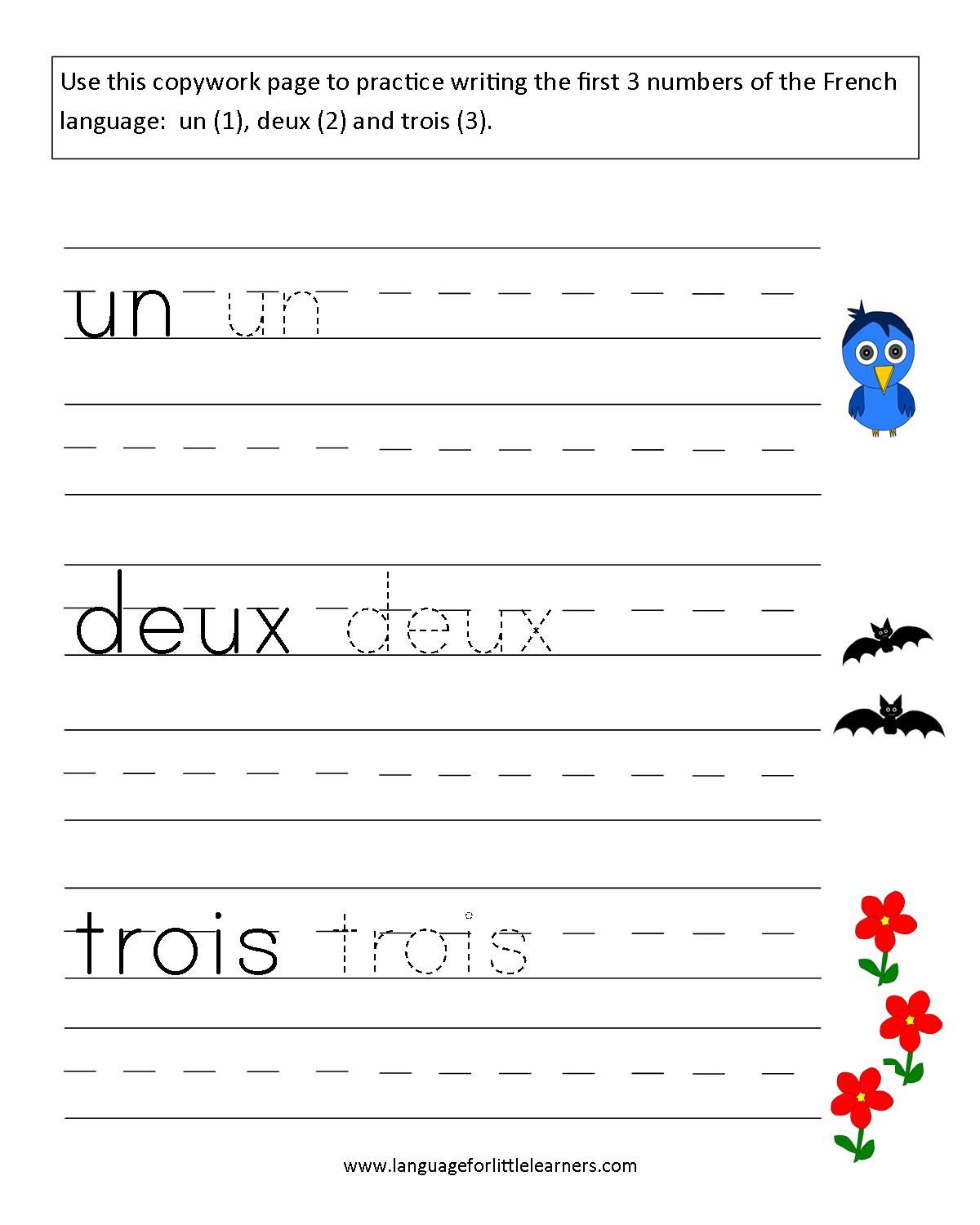 Kindergarten French Worksheets Free Printables - Templates Printable ...