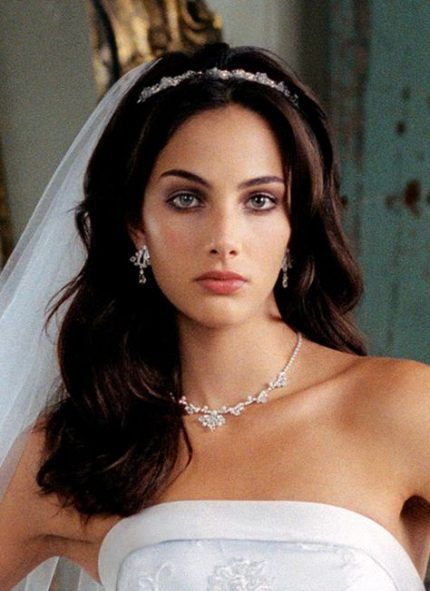 Wedding Hairstyles With Veil Medium Tiaras Ideas For Medium