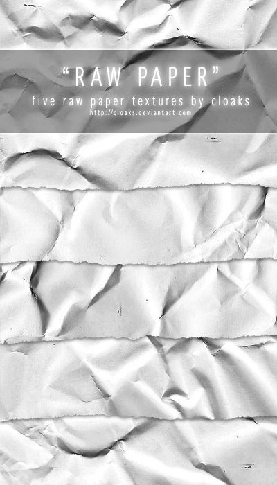 Raw Paper Texture Pack by cloaks on deviantART Paper Texture Pack, Free ...