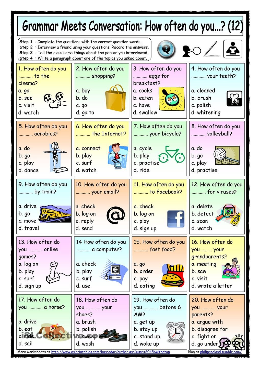 Basic Esl Conversation Activities