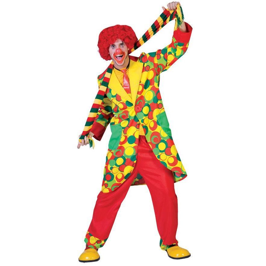 Bubbles Clown Adult Medium | Clown costume, Adult costumes, Clown party ...