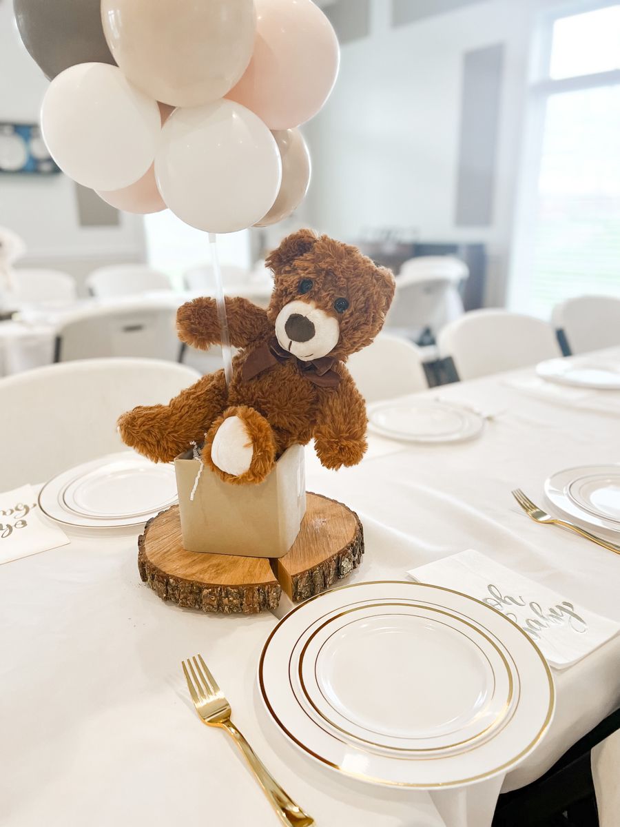 Pinterest | Bear baby shower theme, Baby bear baby shower, Teddy bear ...