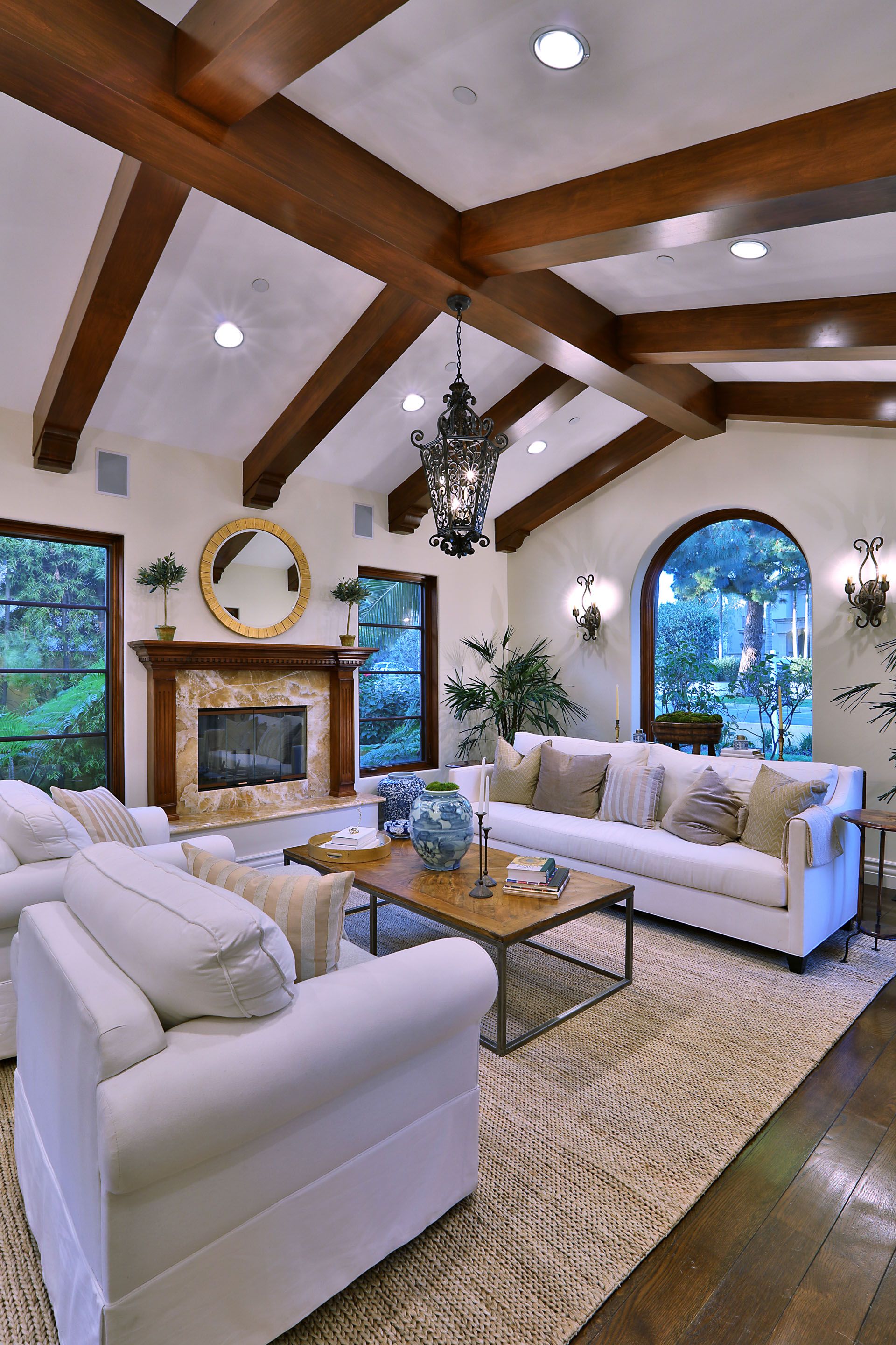 Living Room Ceiling Beams Online Information