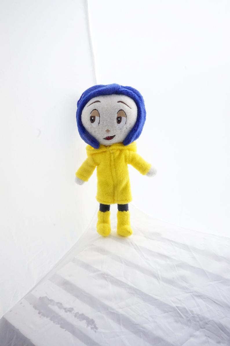 Coraline Doll Plush Inspired by Coraline Movie Coraline Cat | Etsy ...