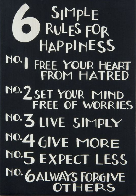 Rules For Happiness Quotes