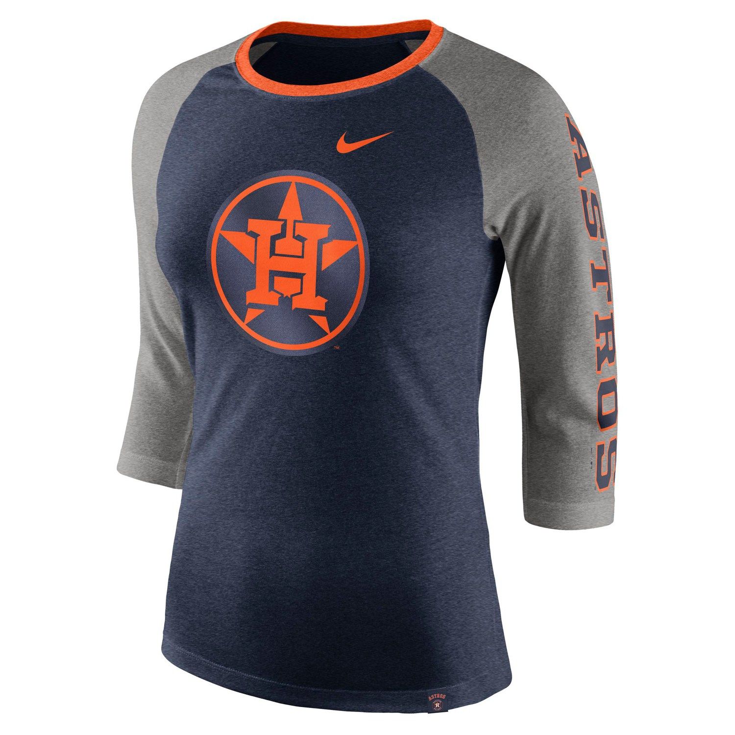 Women's Nike Houston Astros Triblend Tee | Nike women, Tops, Sleeve top