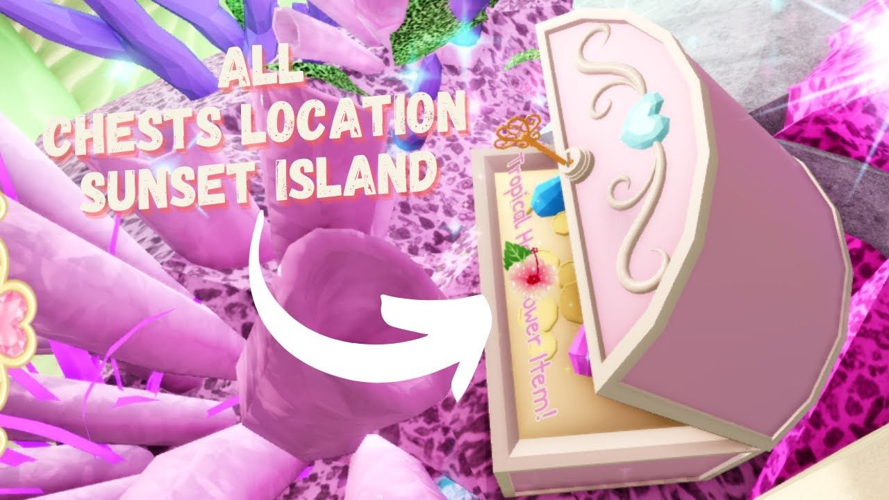 ALL CHESTS LOCATIONS IN ROYALE HIGH 2022 SUNSET ISLAND (EASY GUIDE