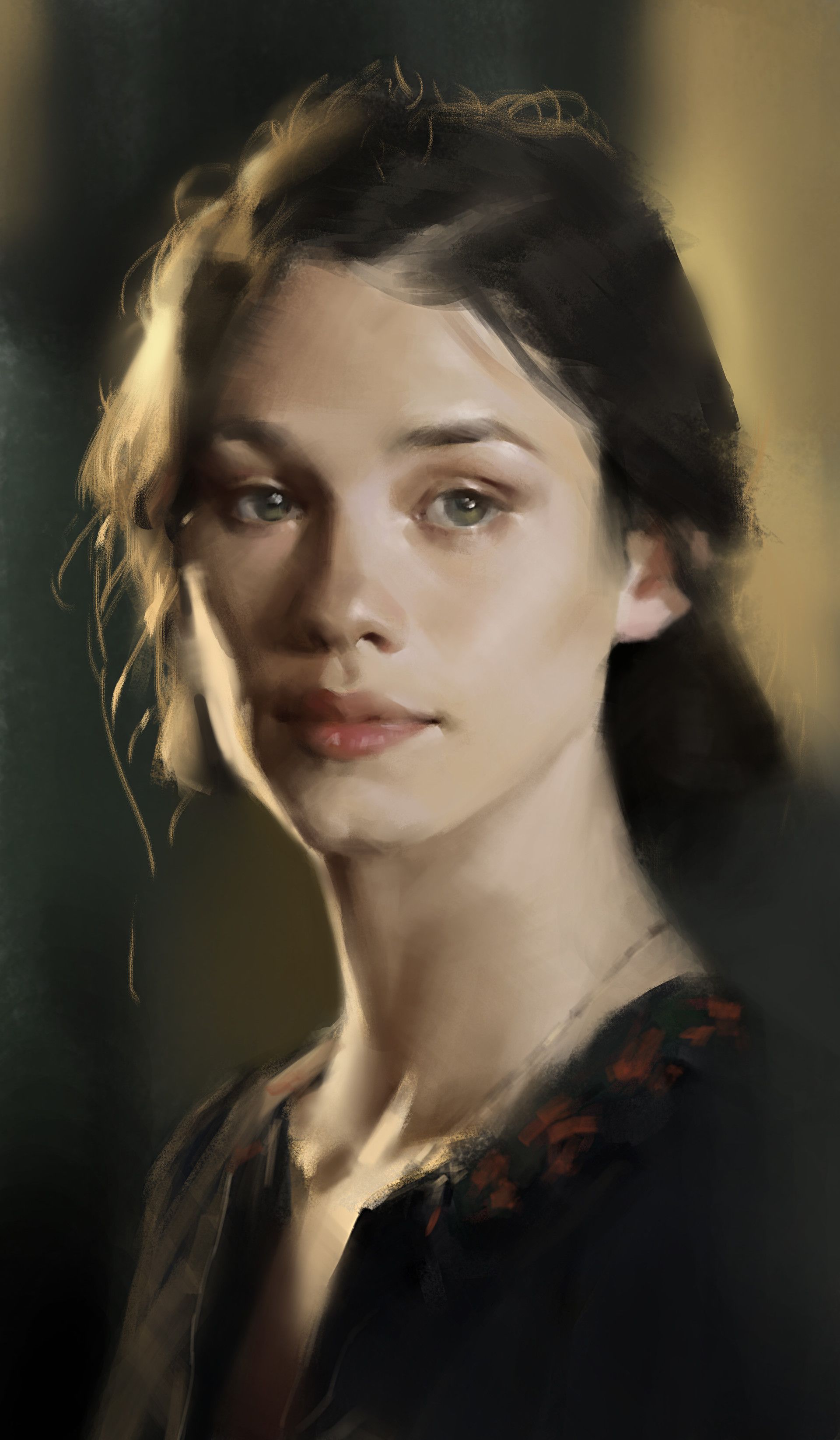 ArtStation - 111, Ren YS | Portrait painting, Digital painting portrait ...