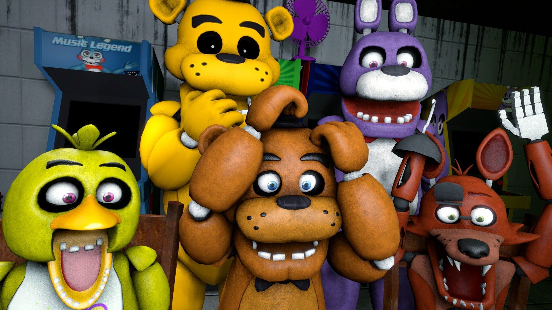 Five Nights at Freddy's 5 АНИМАТРОНИКИ