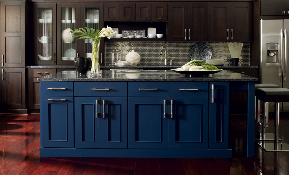 Kraftmaid Midnight Blue Kitchen Kitchen Kitchen