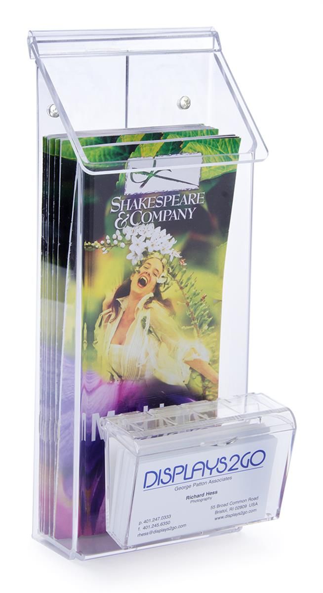 Outdoor Flyer Dispenser With Brochures and Cards Brochure Holders ...