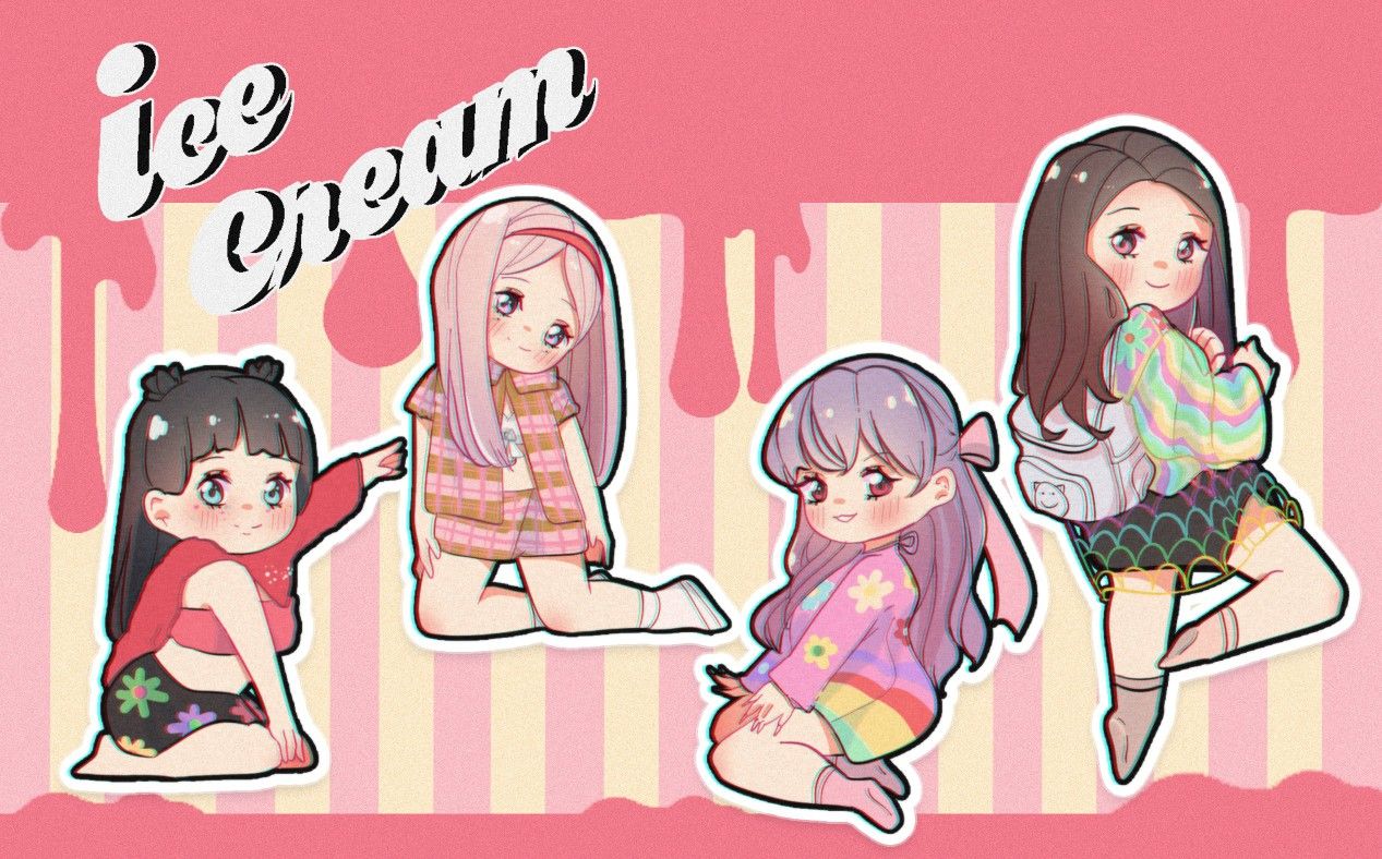 Top 99 hình ảnh blackpink chibi ice cream đẹp nhất hiện nay