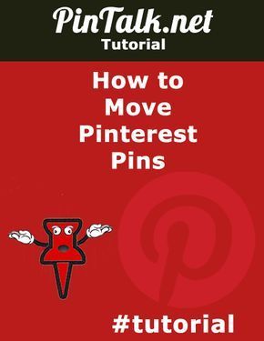 How to Move Pinterest Pins | Learn pinterest, Pinterest tutorials ...