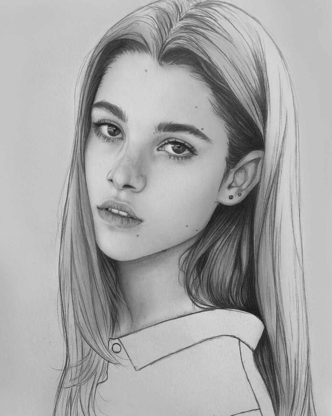 Easy Drawing Girl Portrait