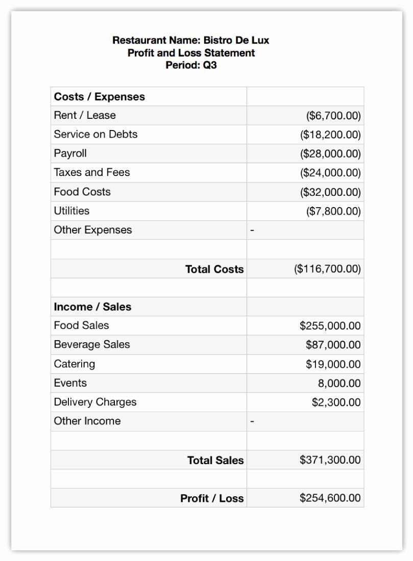 What Is Profit And Loss Account Companies Act Formats