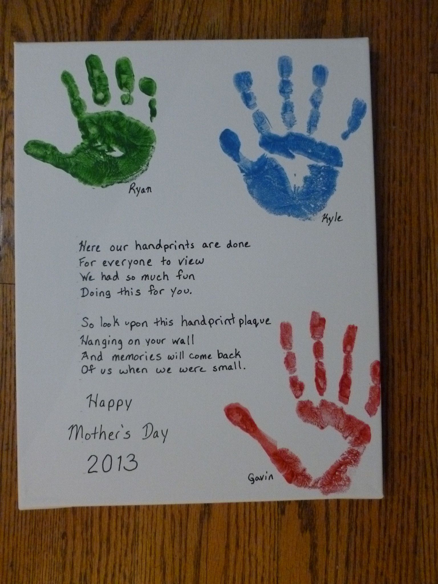 Mother's Day Handprint Printable