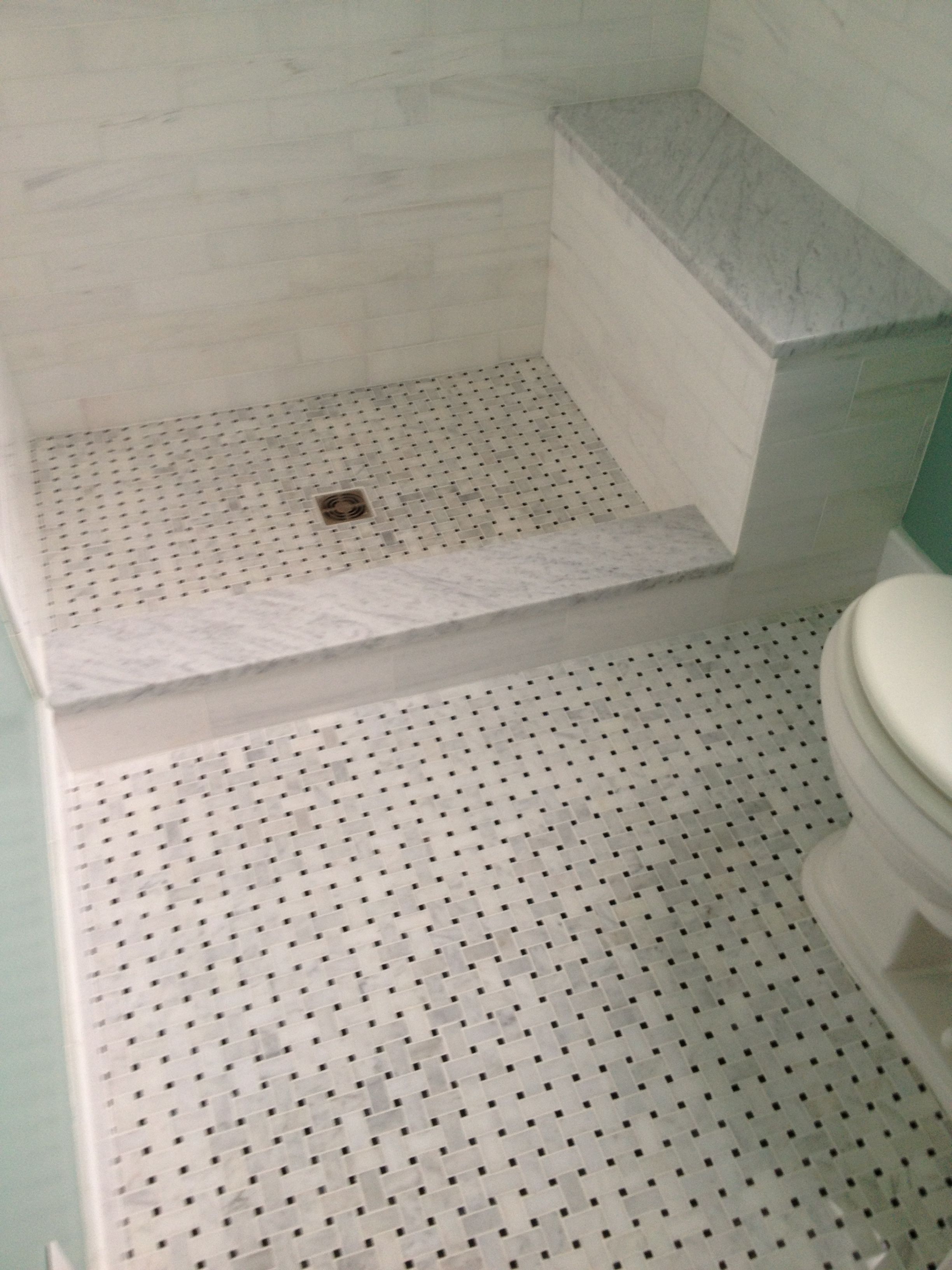 White Subway Tile In Shower Instead Of The Regular 36 We Used 3