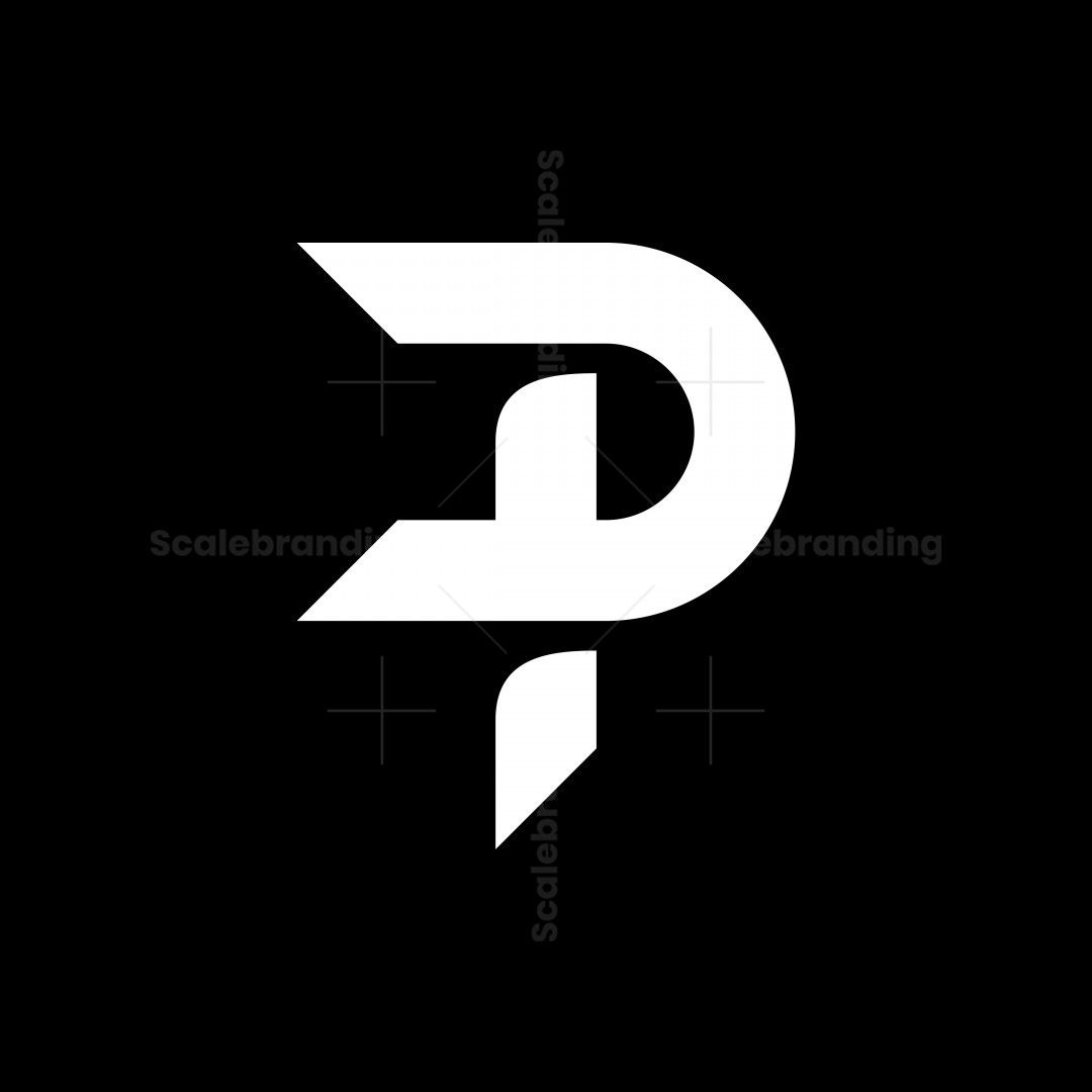 the letter p is shown in white on black