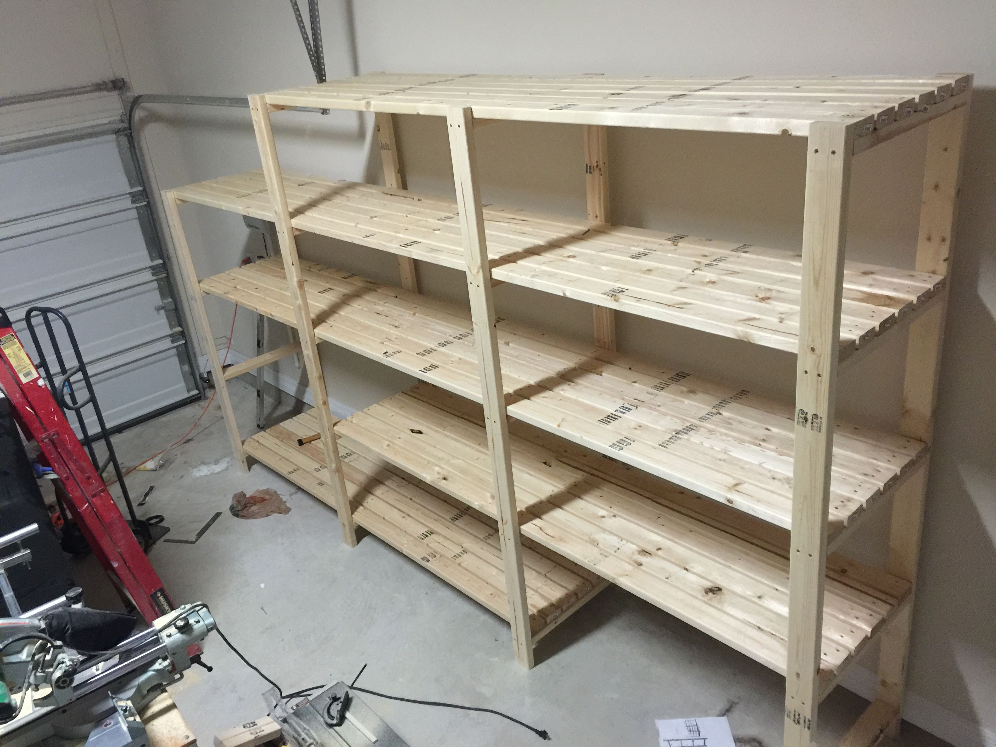 Diy garage shelves ideas