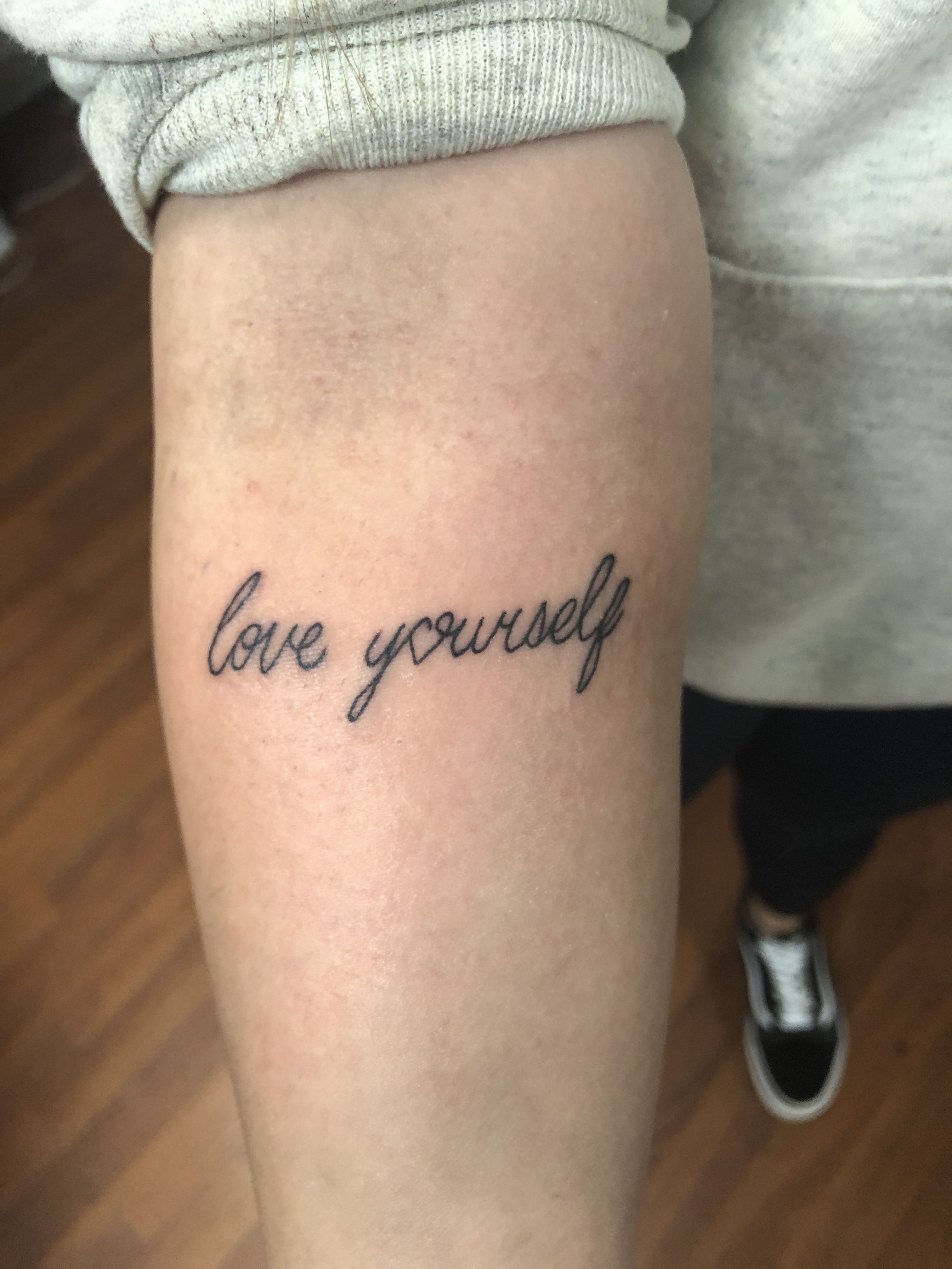 25 Meaningful Tattoos About Self Love To Remind You To Love Yourself As You  Are  YourTango