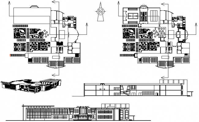 Primary school plan and elevation detail dwg file in 2023 | School plan ...