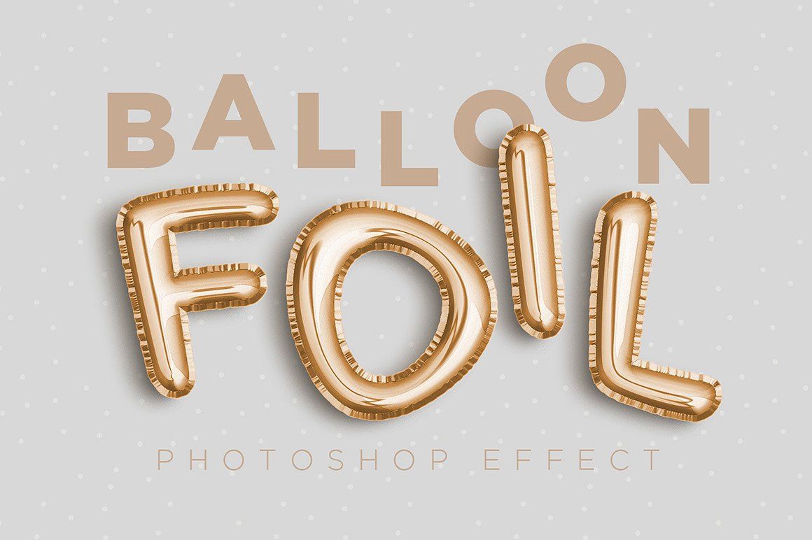 Foil Balloon Photoshop Effect | Photoshop effects, Photoshop, Photoshop ...