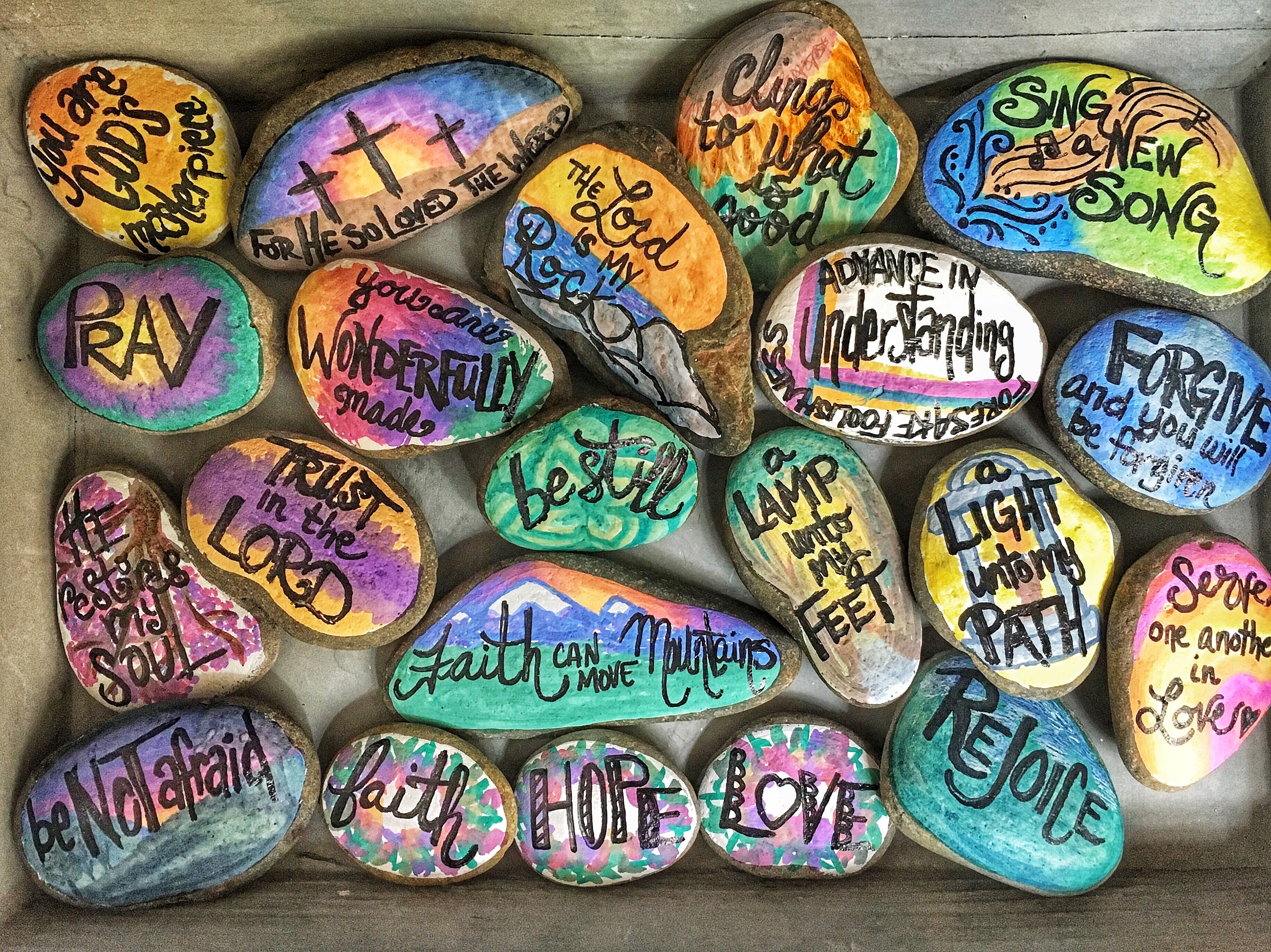 Prayer rock tutorial – Artofit