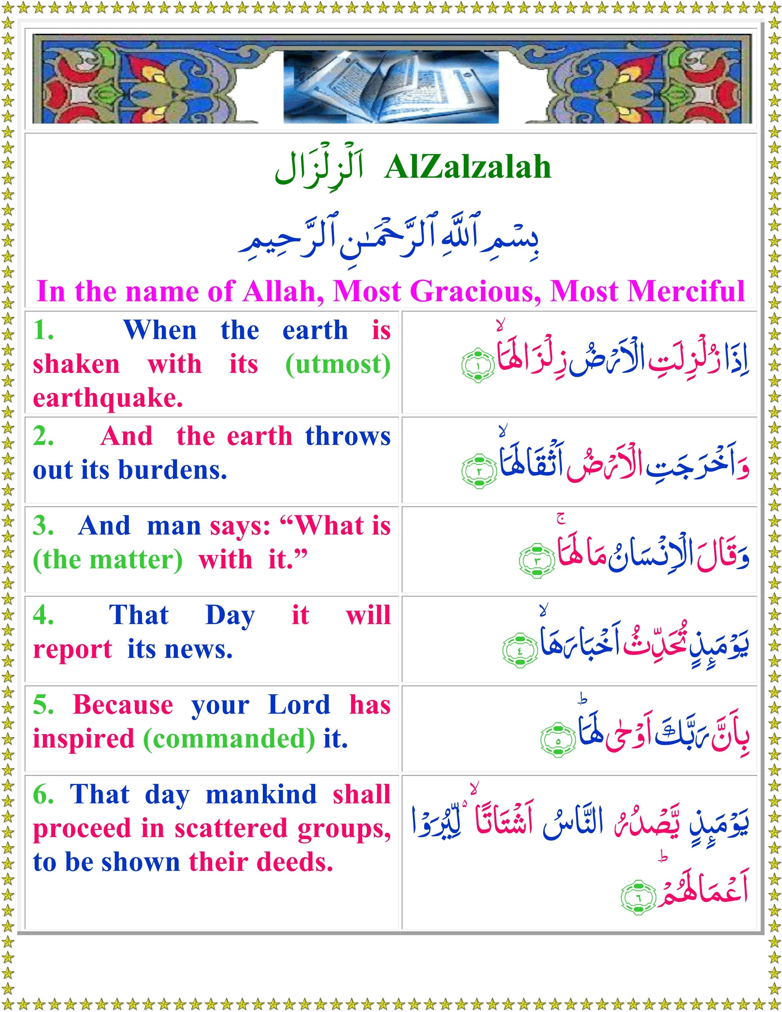 Al quran color coded arabic english translation – Artofit